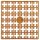 Pixel Hobby, Quadrat, 140 Pixel, Nr. 560 gold