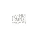 Rayher Stanzschablonen Set: watercolor Alphabet...