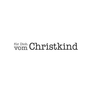 Statement-Stempel "für Dich vom ...", 1x6cm, "... Christkind"