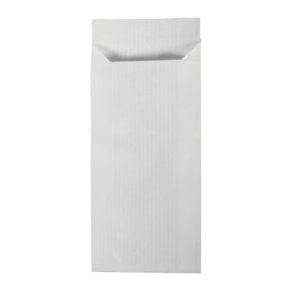 Papier-Minitüte, weiß, 5,3x11,5cm, 50 Stück