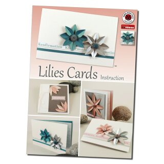 Karen Marie Klip: Lilies Cards, Instruktion & Ideas