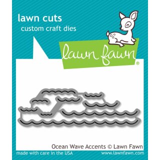 Lawn Fawn, lawn cuts/ Stanzschablone, ocean wave accents