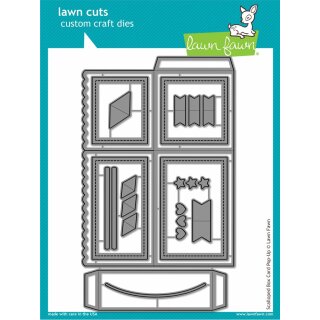 Lawn Fawn, lawn cuts/ Stanzschablone, scalloped box card pop-up