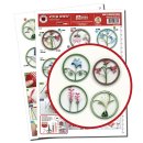 papier + ideen: Quilling Template, Mini Flower Rings