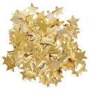 Folien Konfetti Sterne, 3cm &oslash;, gold, 15g
