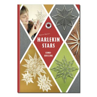 Karen-Maries Harlekins Stars, Quilling Anleitungs Heft