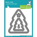 Lawn Fawn, lawn cuts/ Stanzschablone, stitched christmas tree frames