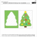 Lawn Fawn, lawn cuts/ Stanzschablone, outside in stitched christmas tree stackables