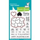 Lawn Fawn, lawn cuts/ Stanzschablone, how you bean? conversation heart add-on