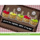 Lawn Fawn, clear stamp, caramel apple