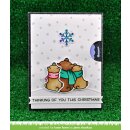 Lawn Fawn, clear stamp, winter skies