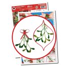 papier + ideen: Quilling Template, Mistletoe