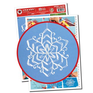 papier + ideen: Quilling Template, Big Crystal Design Als