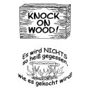 Stempel Clear, "Knock on Wood", A7