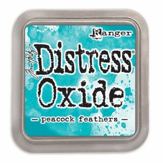 Tim Holtz, Ranger Distress Oxide Pad, peacock feathers