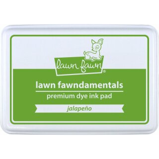 Lawn Fawn, lawn fawndamentals, premium dye ink pad, 55x85mm, jalapeno