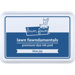 Lawn Fawn, lawn fawndamentals, premium dye ink pad, 55x85mm, blue jay