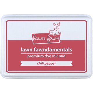 Lawn Fawn, lawn fawndamentals, premium dye ink pad, 55x85mm, chili pepper