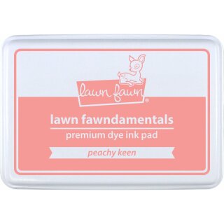 Lawn Fawn, lawn fawndamentals, premium dye ink pad, 55x85mm, peachy keen
