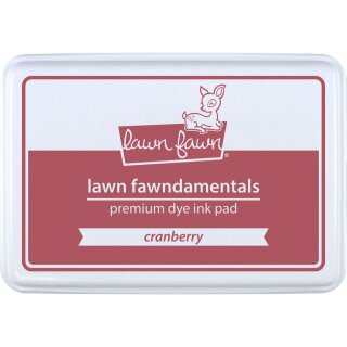 Lawn Fawn, lawn fawndamentals, premium dye ink pad, 55x85mm, cranberry