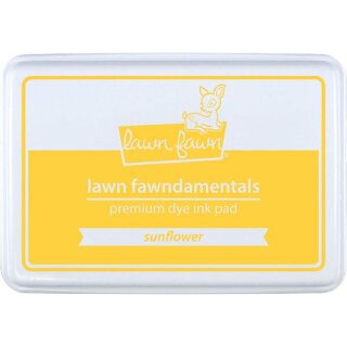 Lawn Fawn, lawn fawndamentals, premium dye ink pad, 55x85mm, sunflower