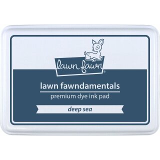 Lawn Fawn, lawn fawndamentals, premium dye ink pad, 55x85mm, deep sea
