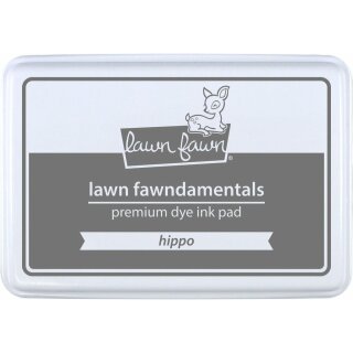 Lawn Fawn, lawn fawndamentals, premium dye ink pad, 55x85mm, hippo