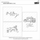 Lawn Fawn, clear stamp, sewn with love