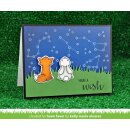 Lawn Fawn, clear stamp, upon a star