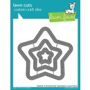 Lawn Fawn, lawn cuts/ Stanzschablone, outside in stitched star stackables