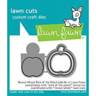 Lawn Fawn, lawn cuts/ Stanzschablone, reveal wheel pick of the patch add-on