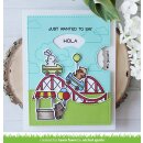 Lawn Fawn, clear stamp, reveal wheel sentiments