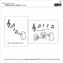 Lawn Fawn, lawn cuts/ Stanzschablone, little music notes