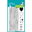 Lawn Fawn, clear stamp, woodgrain backdrops