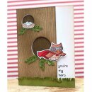 Lawn Fawn, clear stamp, woodgrain backdrops