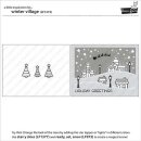 Lawn Fawn, clear stamp, winter village