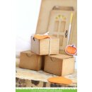 Lawn Fawn, lawn cuts/ Stanzschablone, stitched woodgrain backdrop