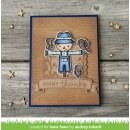Lawn Fawn, lawn cuts/ Stanzschablone, stitched woodgrain backdrop