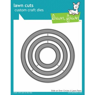 Lawn Fawn, lawn cuts/ Stanzschablone, slide on over circles