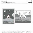 Lawn Fawn, lawn cuts/ Stanzschablone, spooky fence border
