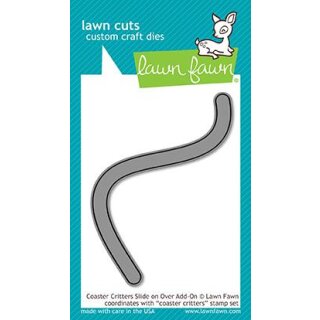 Lawn Fawn, lawn cuts/ Stanzschablone, coaster critters slide on over add-on