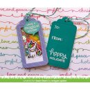 Lawn Fawn, clear stamp, say what? christmas critters