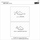 Lawn Fawn, lawn cuts/ Stanzschablone, shark/duh-nuh