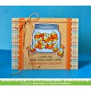 Lawn Fawn, lawn cuts/ Stanzschablone, how you bean? candy corn add-on