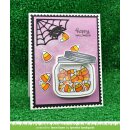 Lawn Fawn, clear stamp, how you bean? candy corn add-on