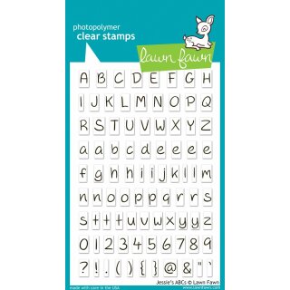 Lawn Fawn, clear stamp, jessies ABCs