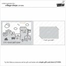 Lawn Fawn, clear stamp, village shops