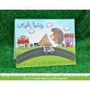 Lawn Fawn, clear stamp, village shops