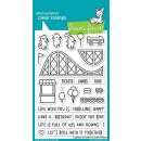 Lawn Fawn, clear stamp, coaster critters