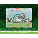 Lawn Fawn, clear stamp, coaster critters
